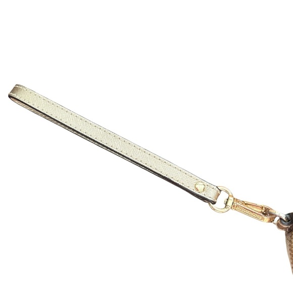 Michael Kors Continental Wallet, Metallic Gold, Pre-owned, Good Condition - Picture 6 of 7